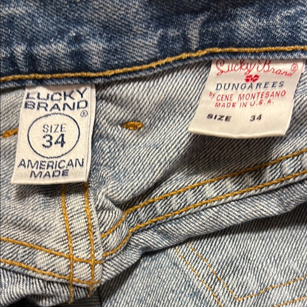 Vintage Lucky Brand Blue Denim Jeans Size 34
Measurements in pics - Picture 2 of 12